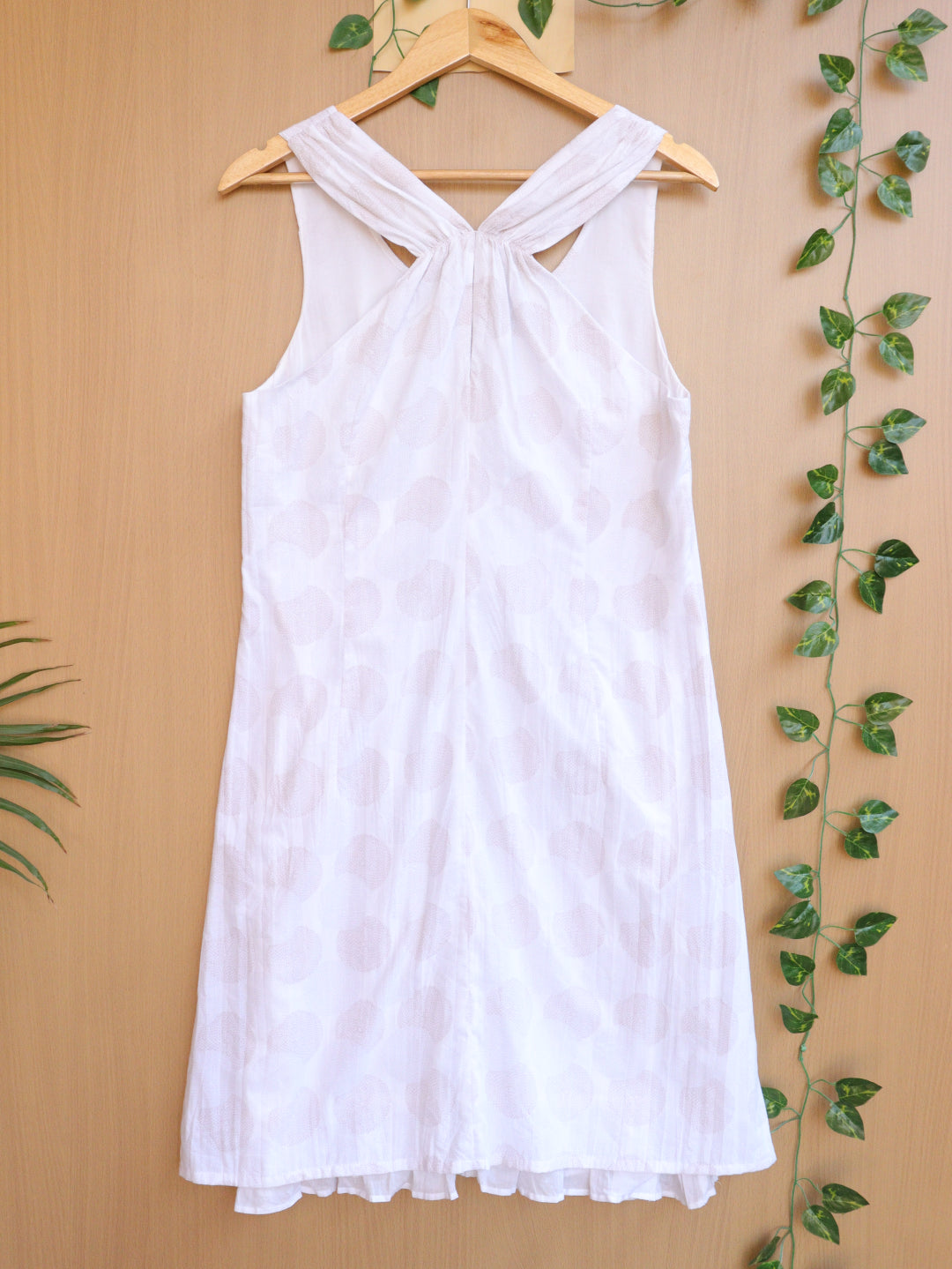 Cotton White Dress - 36"