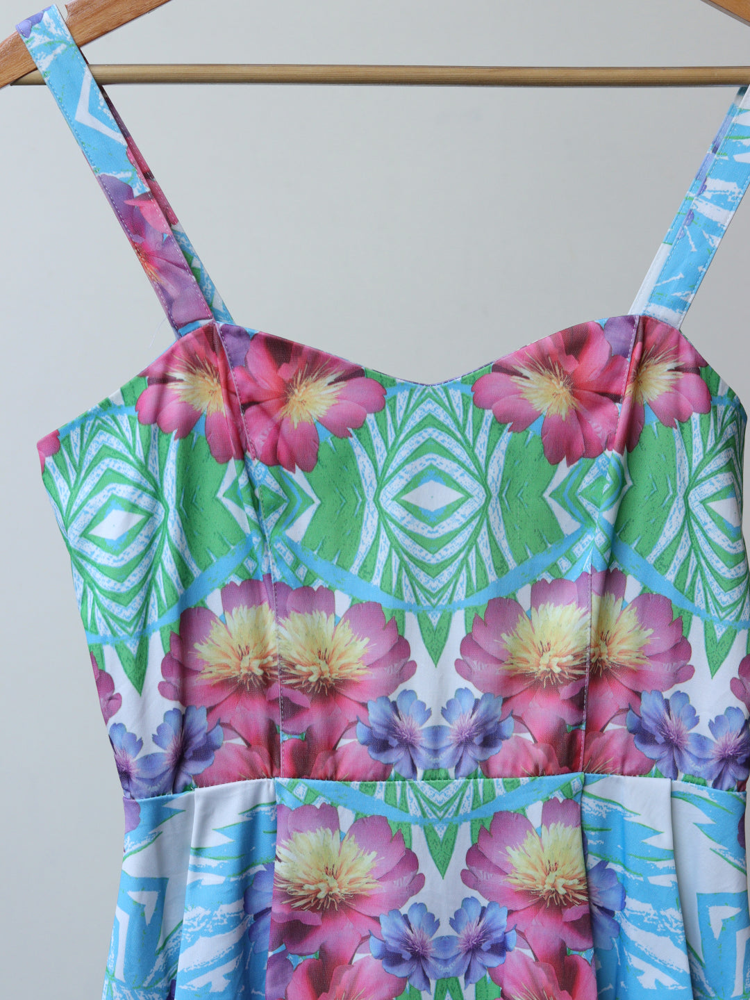 Floral Print Dress - 34"