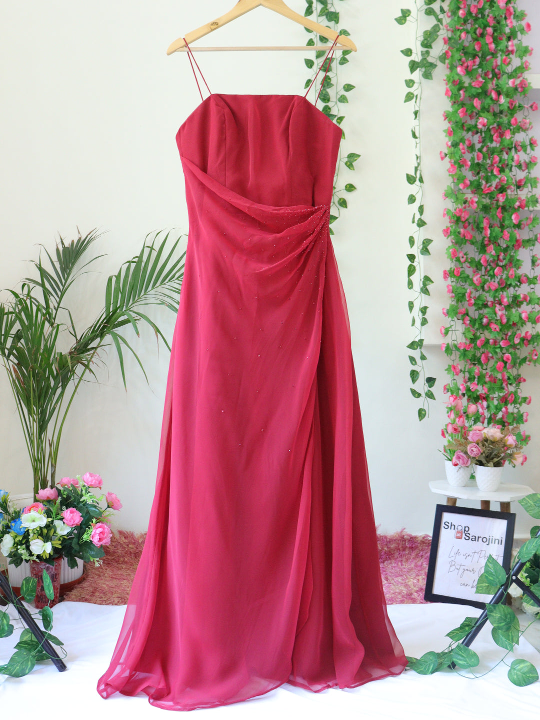 Red Party Gown - 34,36"
