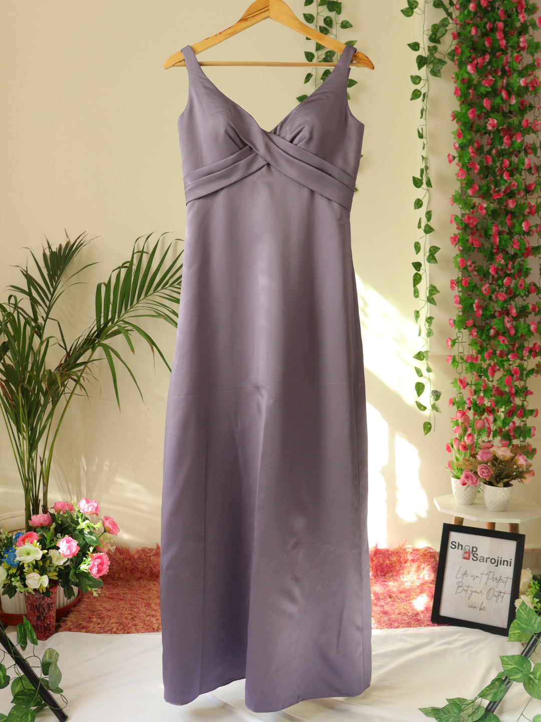 V-Neck Gown - 34"