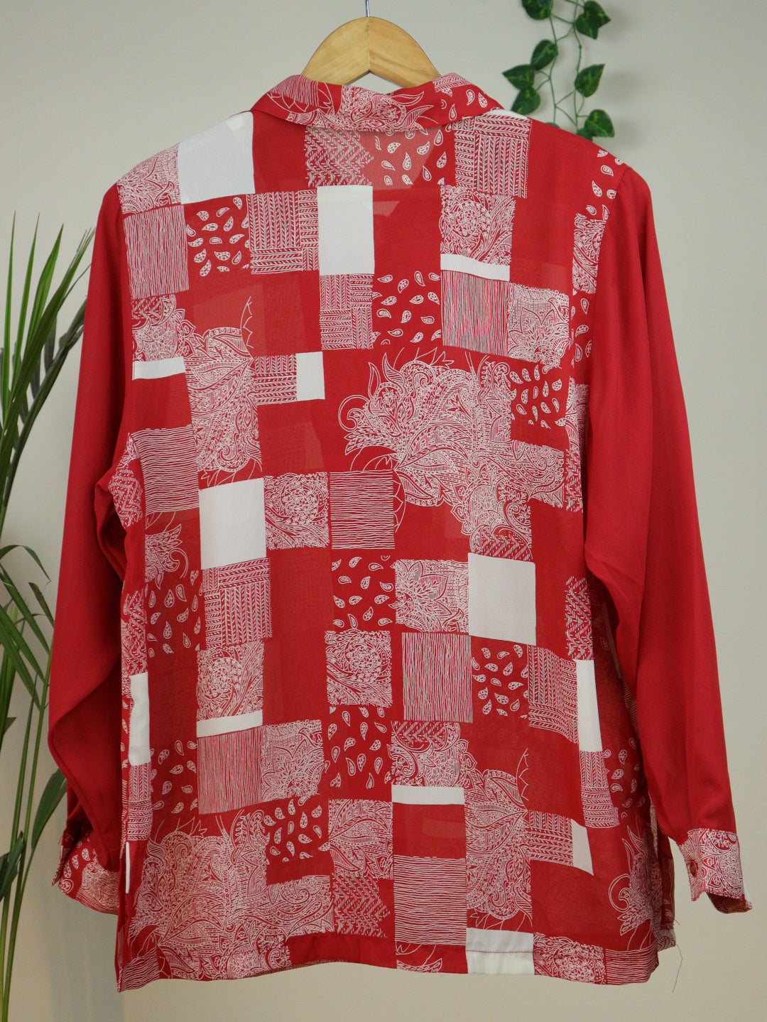 Red Printed Shirt - 42"