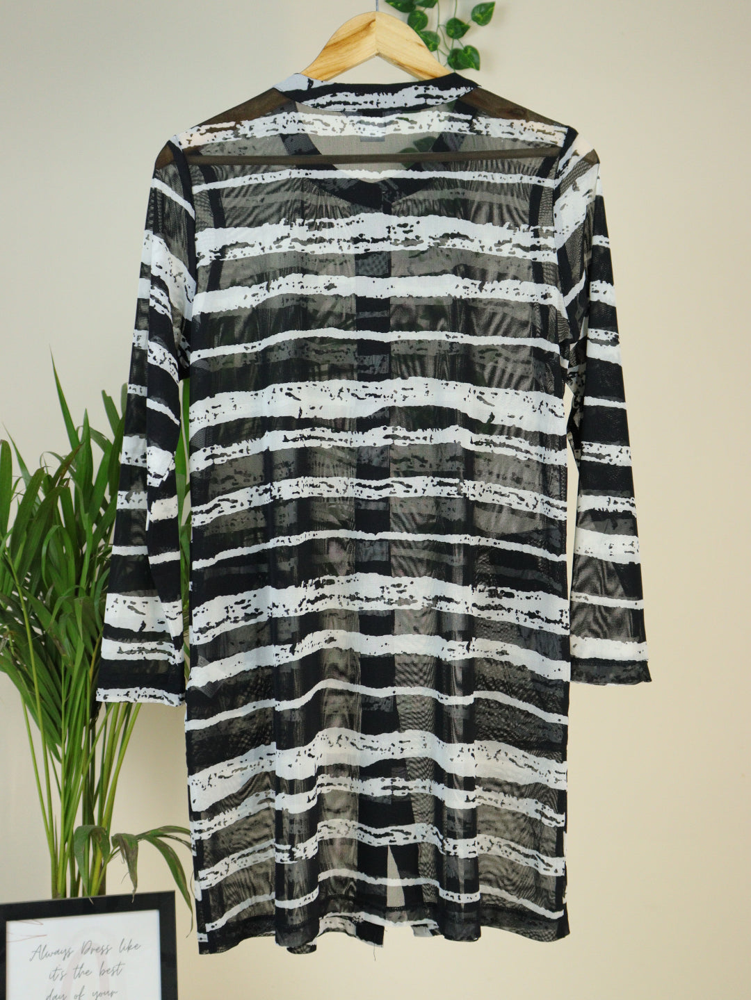 Black Net Shirt - 40"