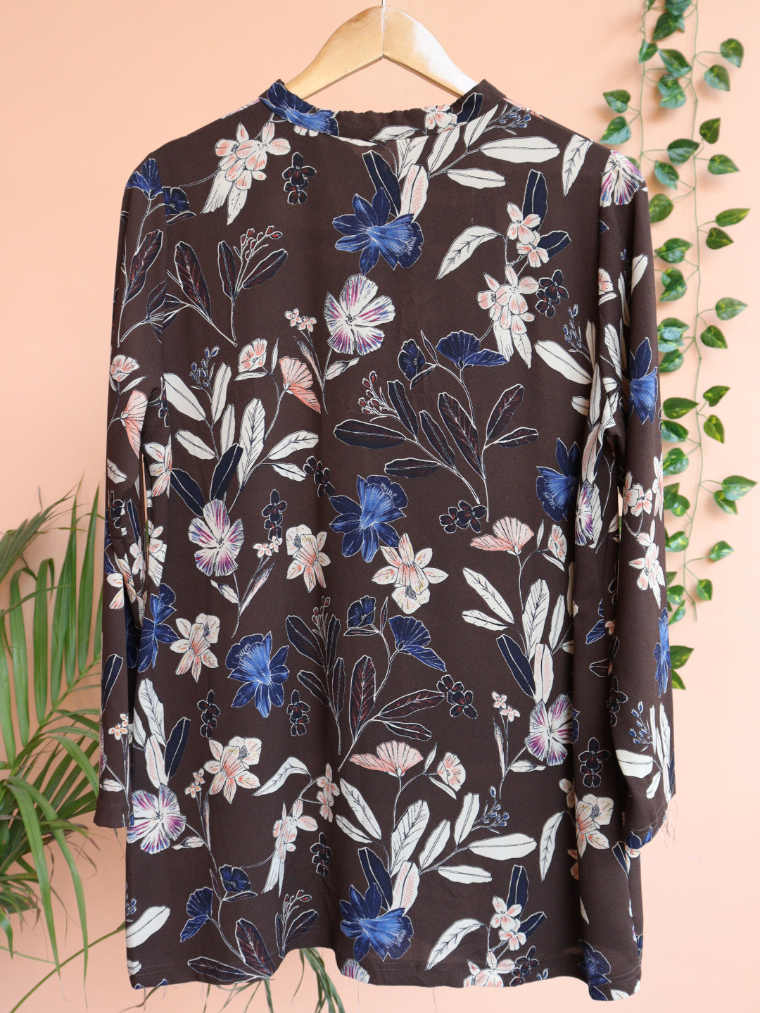 Brown Printed Shirt - 42"