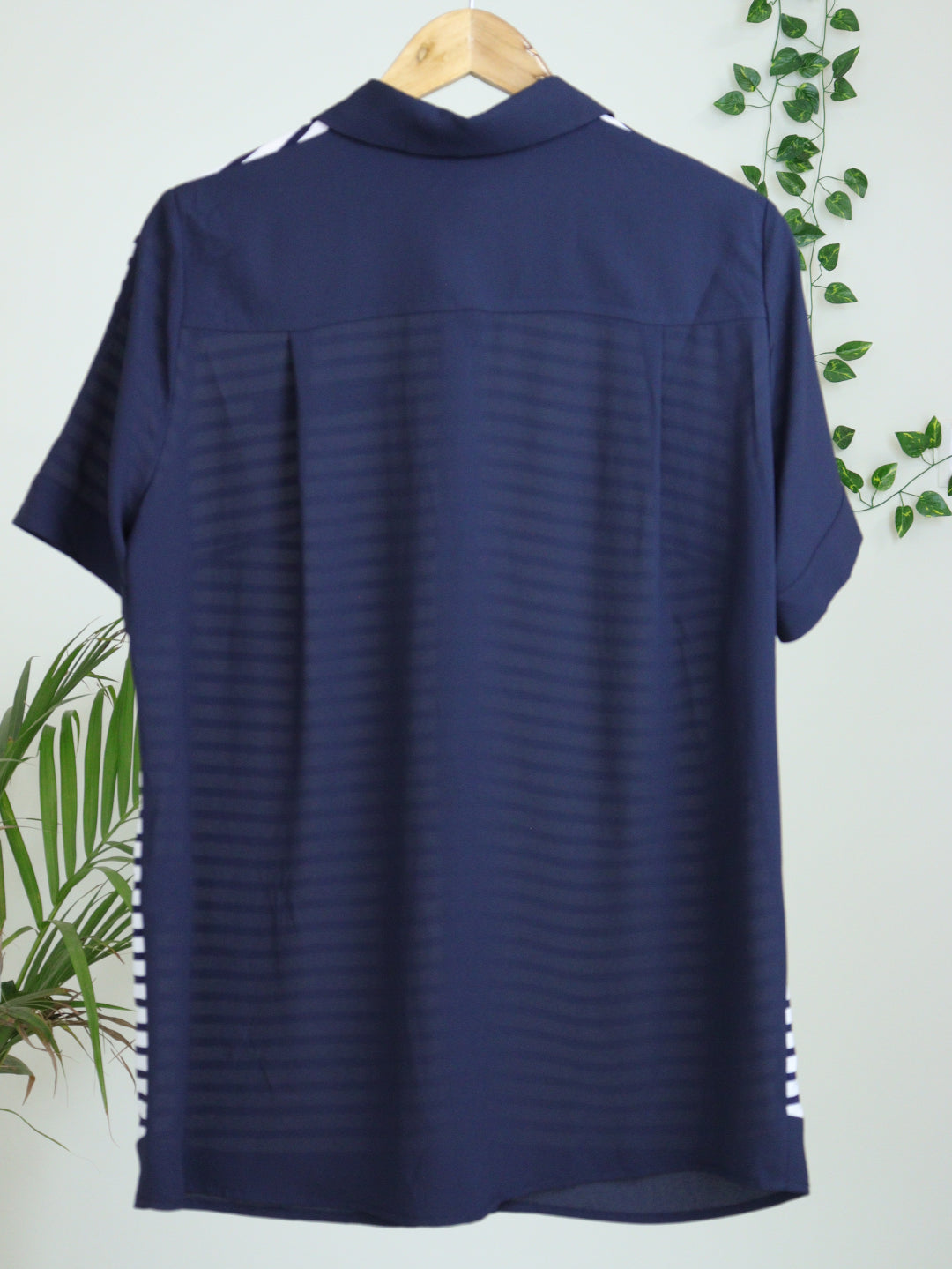 White Striped Shirt - 42"