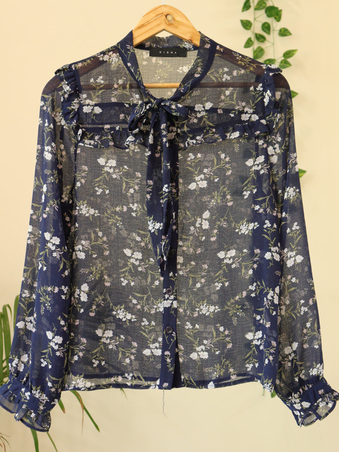 Blue Printed Shirt - 38"