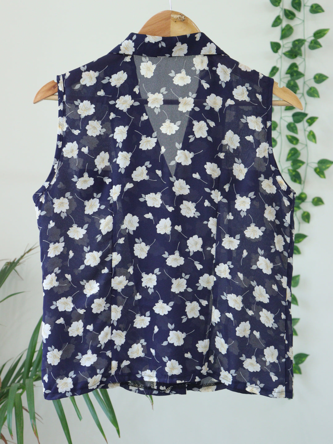 Blue Printed Shirt - 38"