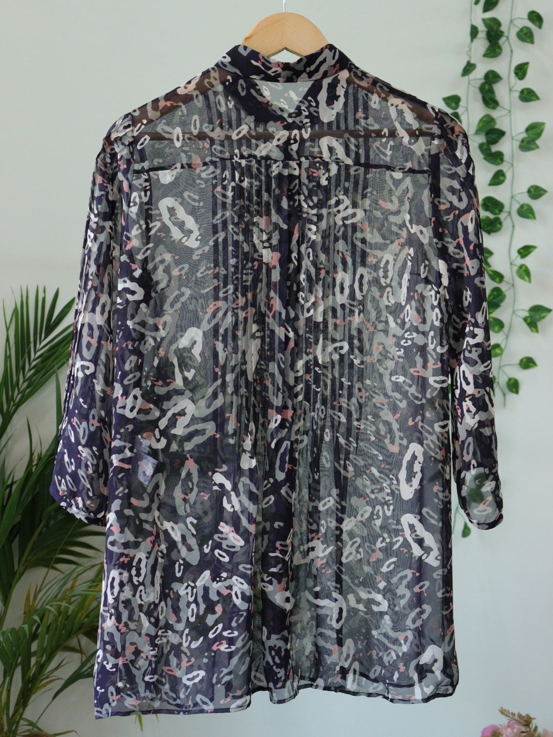 Blue Printed Shirt - 38"