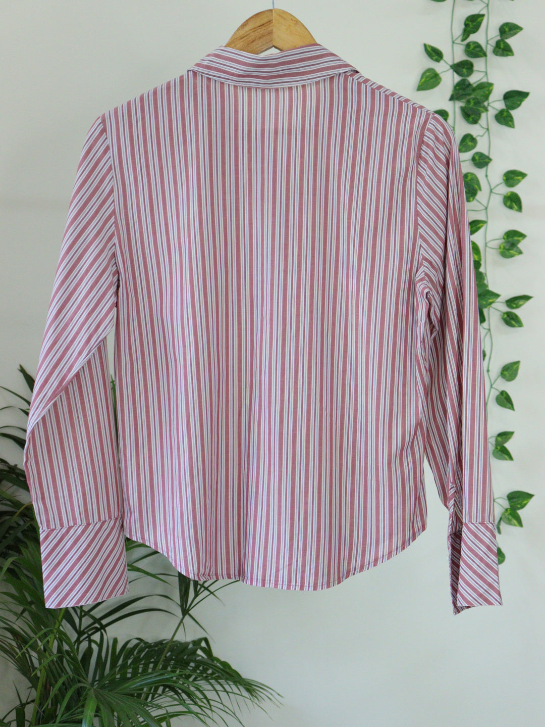 Pink Striped Shirt - 38"