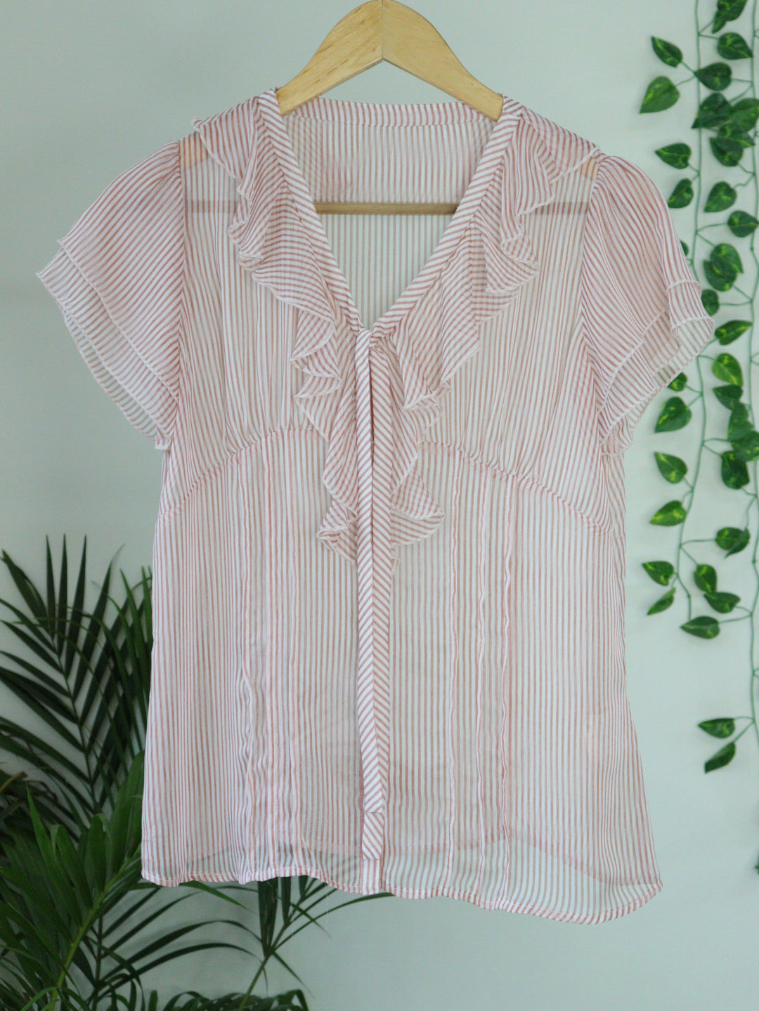 Pink Striped Shirt - 36"