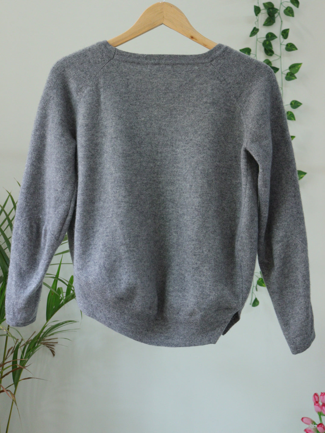 Grey Crop Sweater - 38"