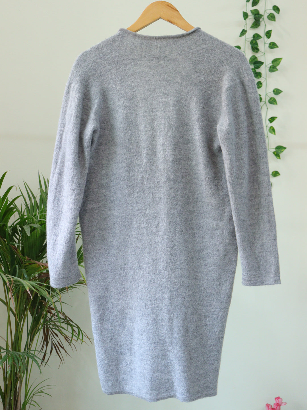 Grey Woolen Shrug - 40"