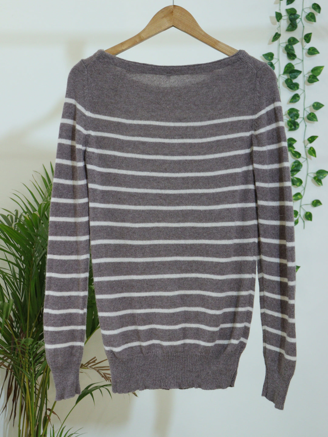 Brown Striped Sweater - 36"