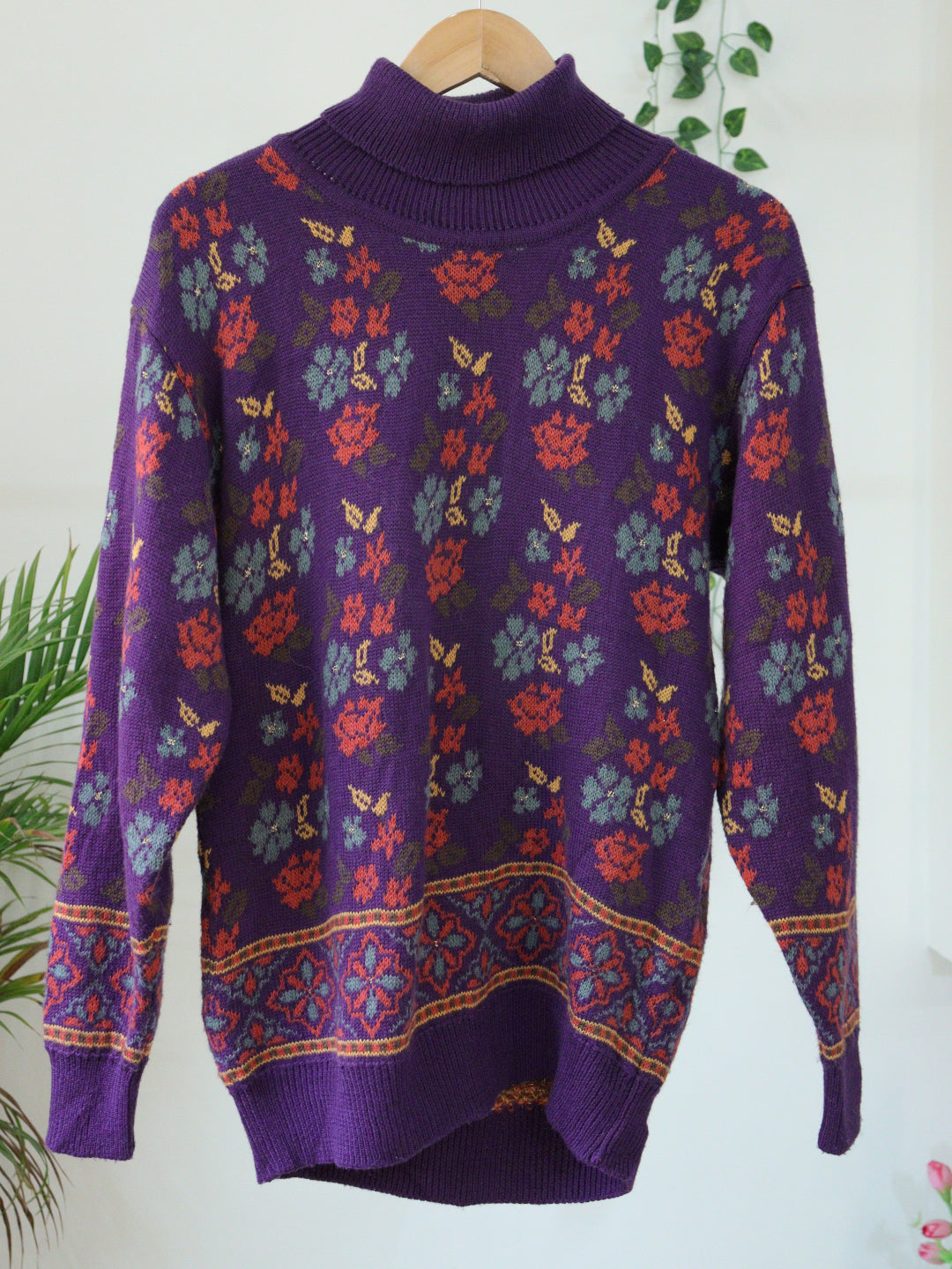Purple Turtle Neck - 40"