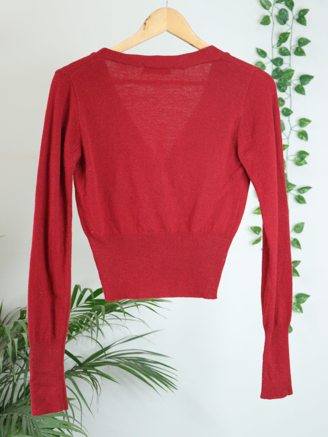 Red Cardigan - 36"
