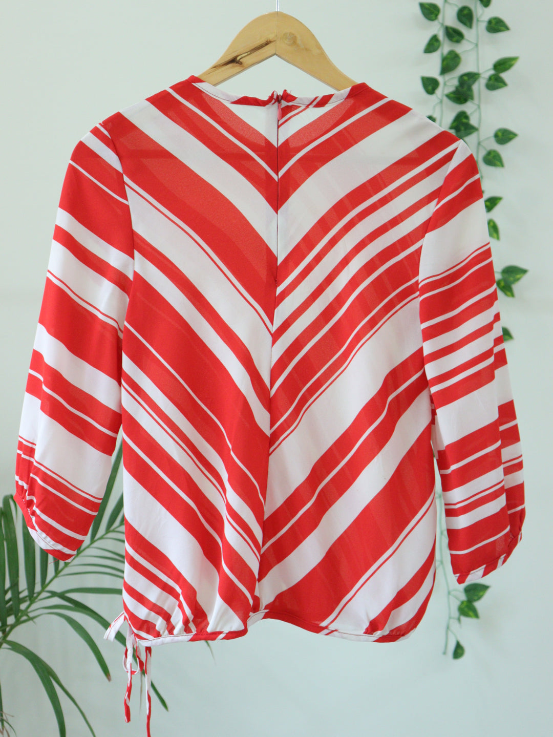 Red Printed Top - 38"