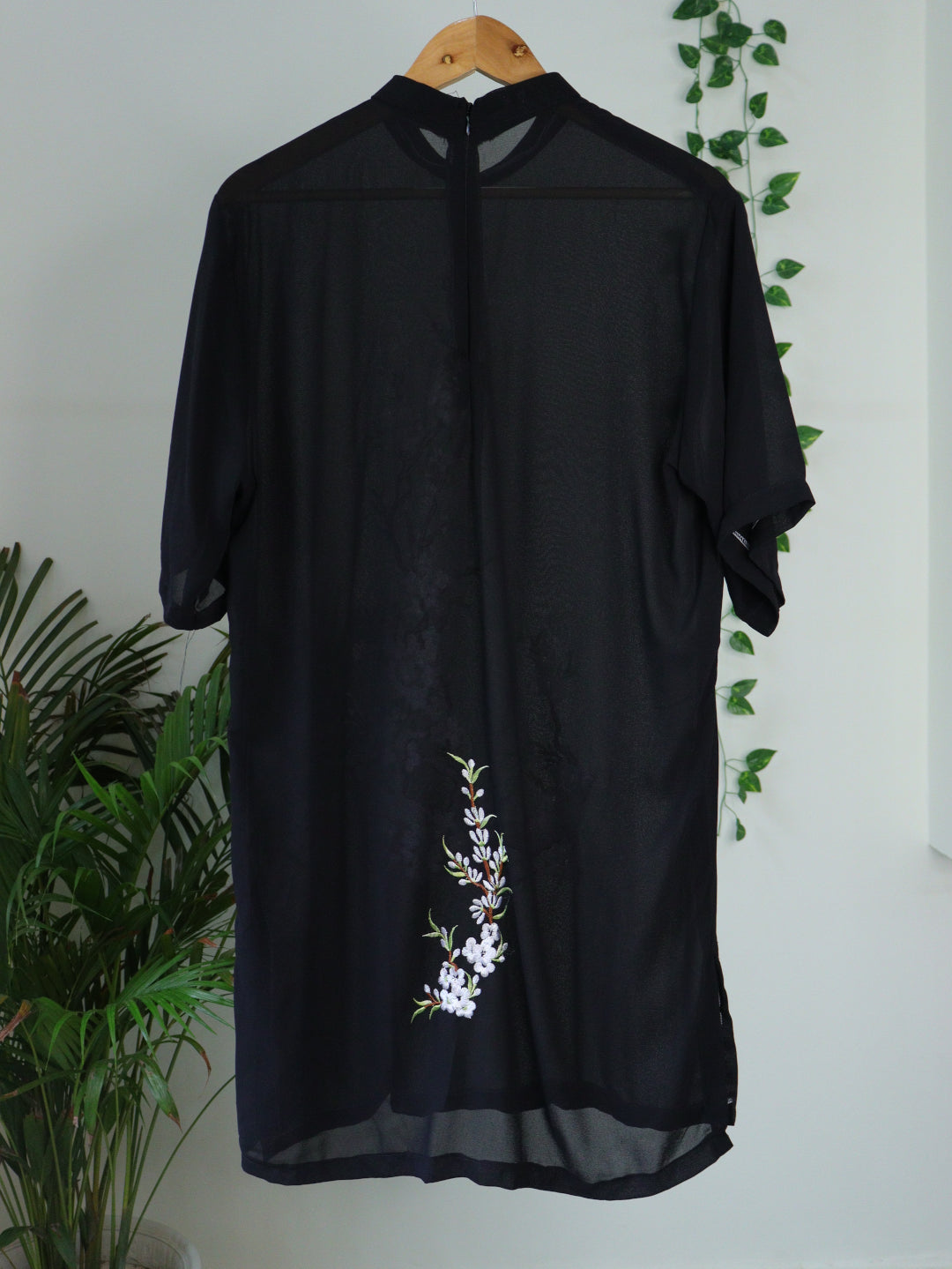 Black Long Top - 42"