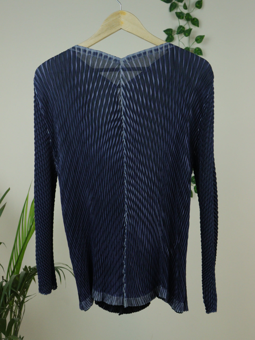 Blue Pleated Top - 40"