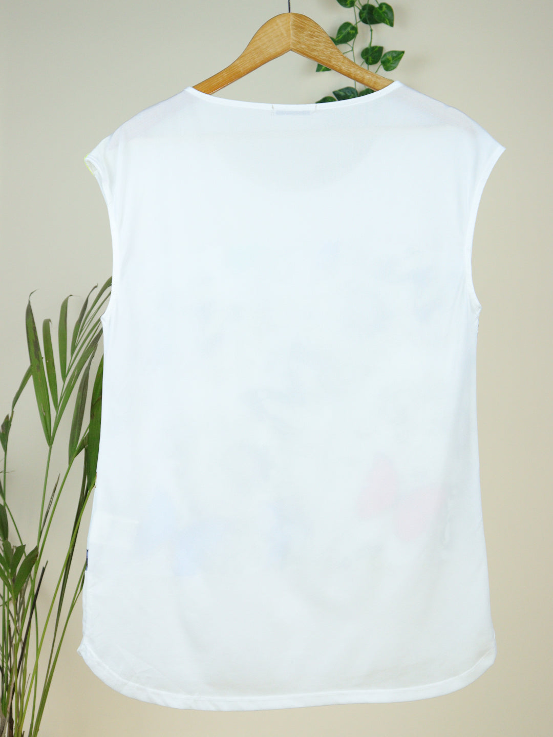 White Printed Top - 38"