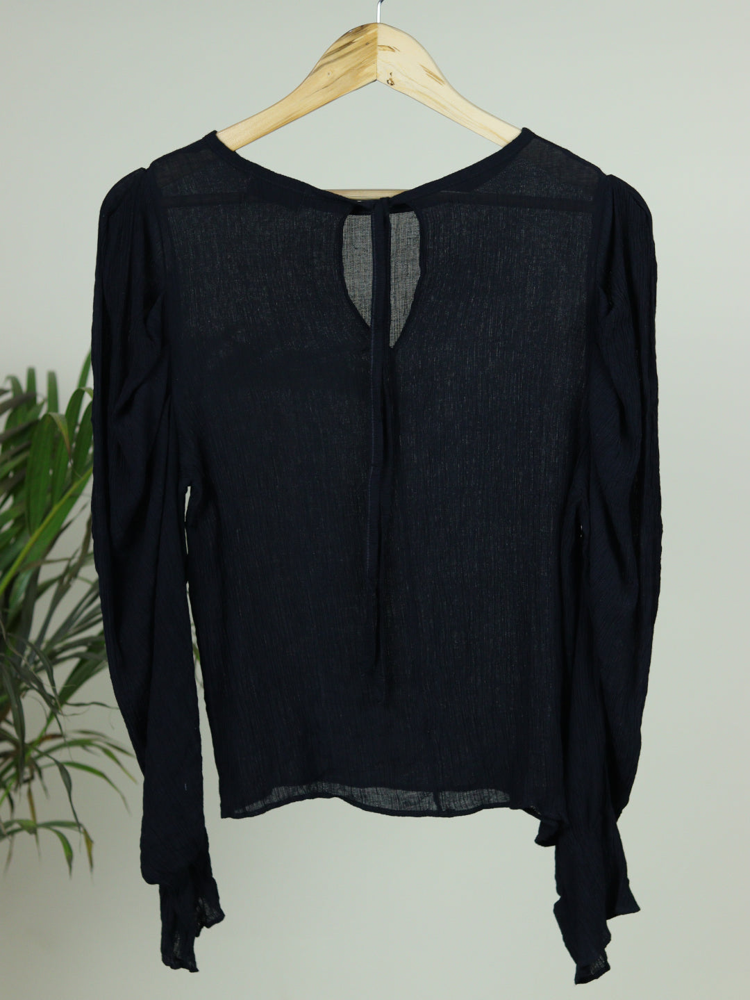 Black Slim Fit Top - 31"