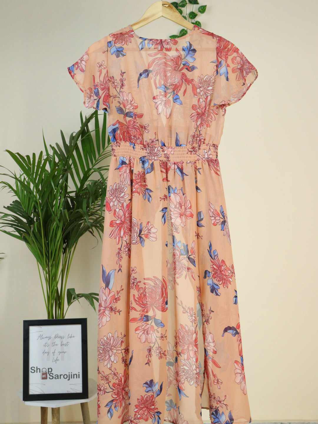 Peach Printed Top - 38"