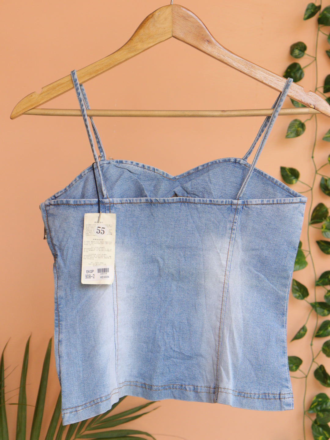 Denim Crop Top - 29"