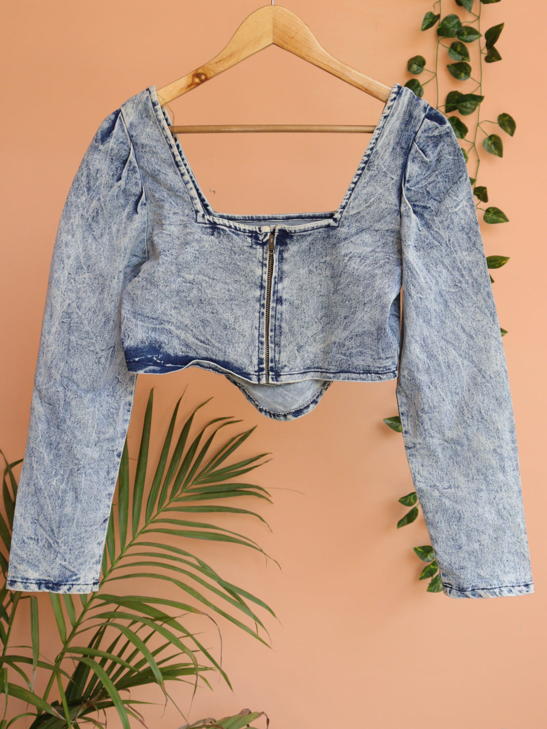 Denim Crop Top - 36"