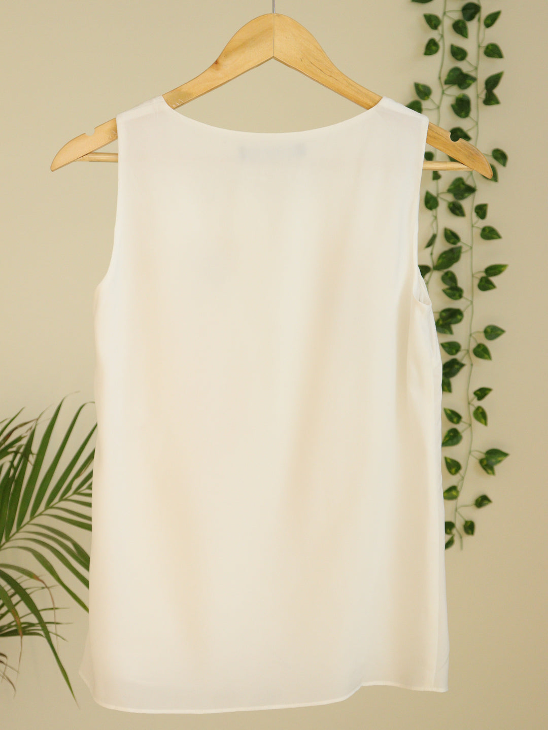 White Printed Top - 32"