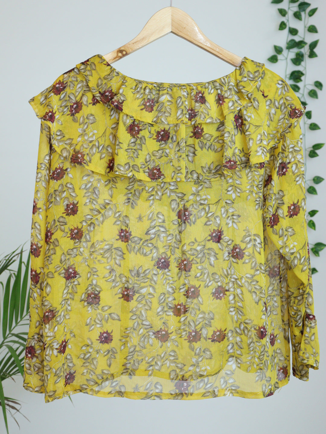 Yellow Printed Top - 40"