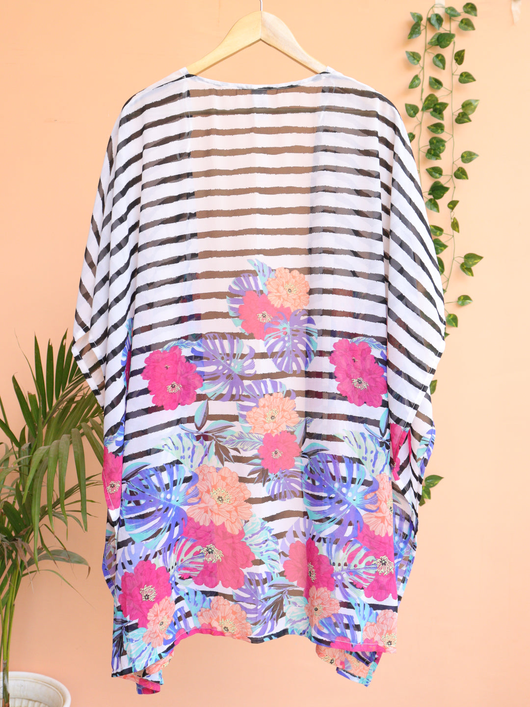 Kaftan Printed Shrug - Free Size"