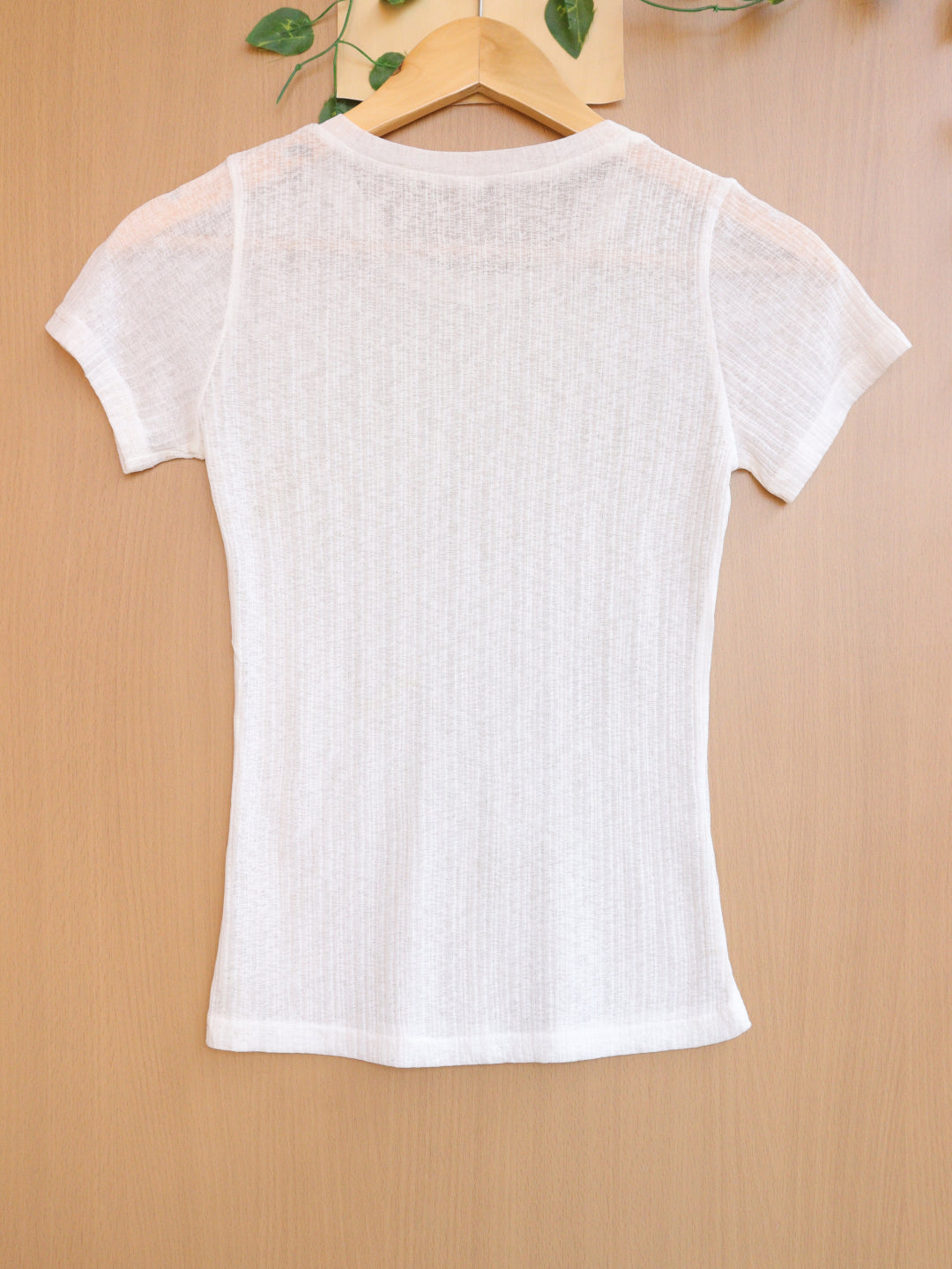 White Sheer Top - 32"