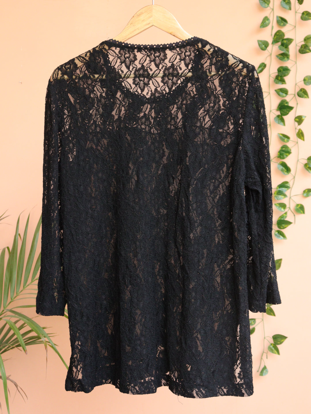 Black Lace Top - 40"