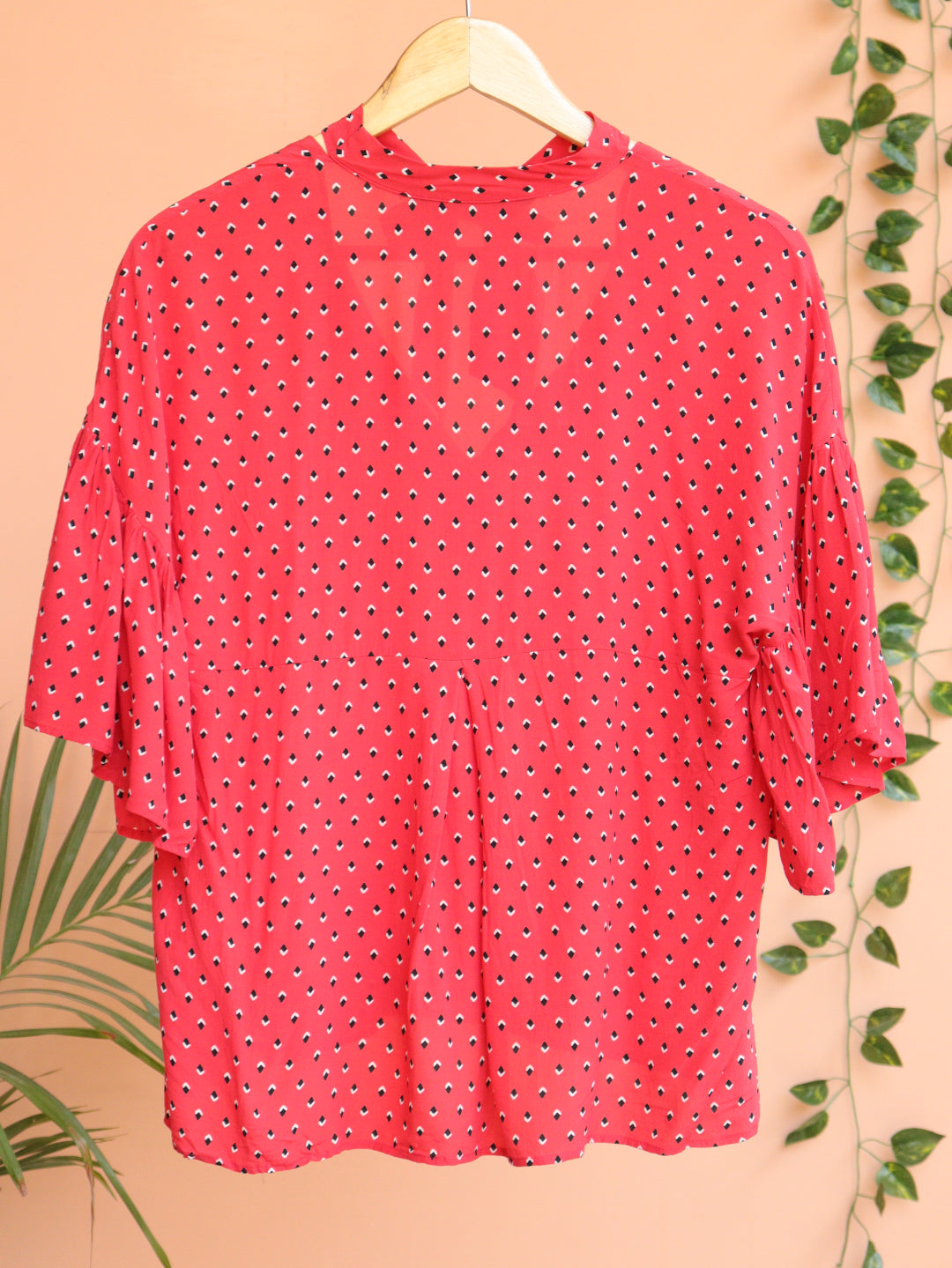 Zara Red Top - 38"