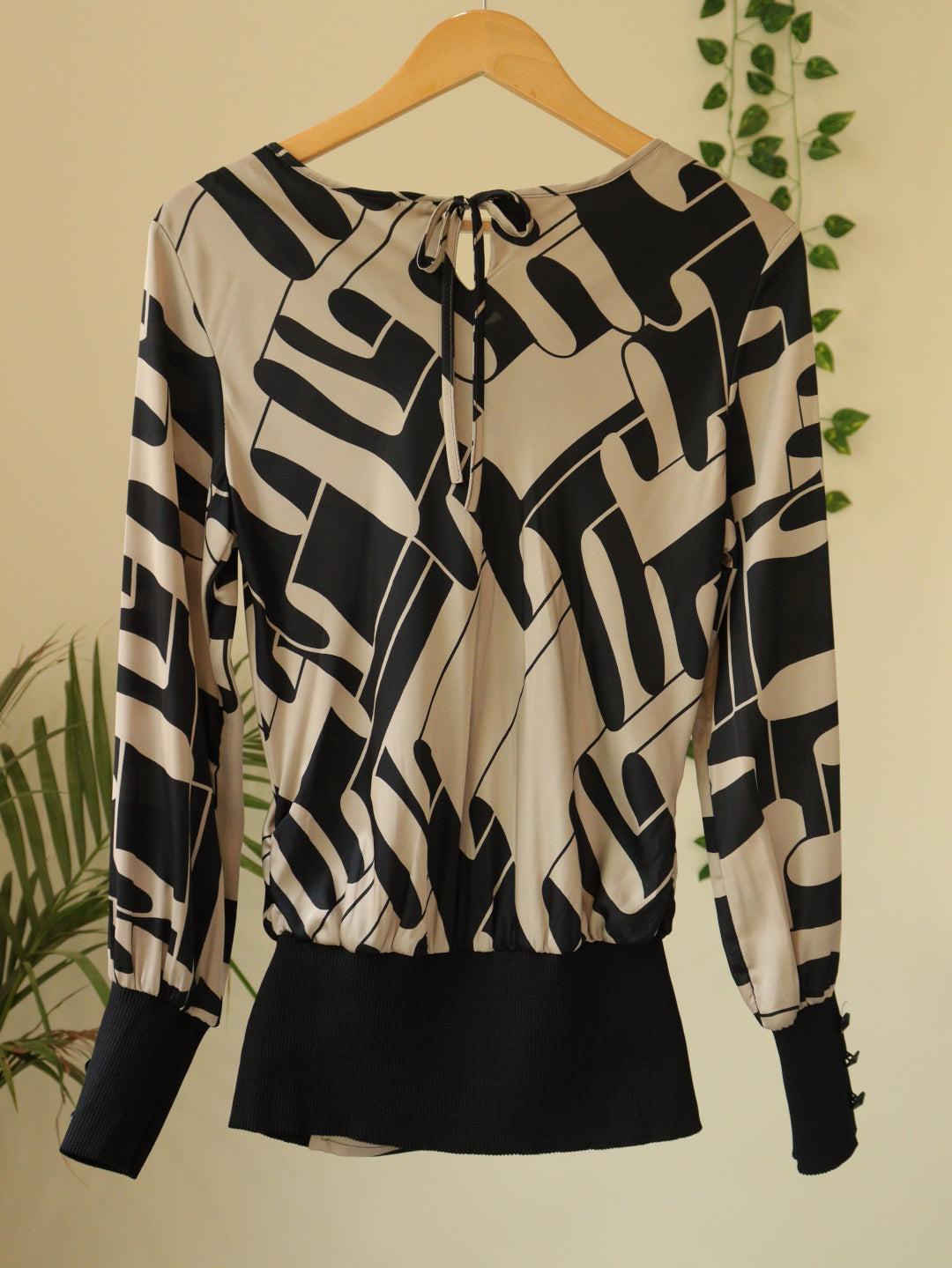 Satin Brown Top - 38"