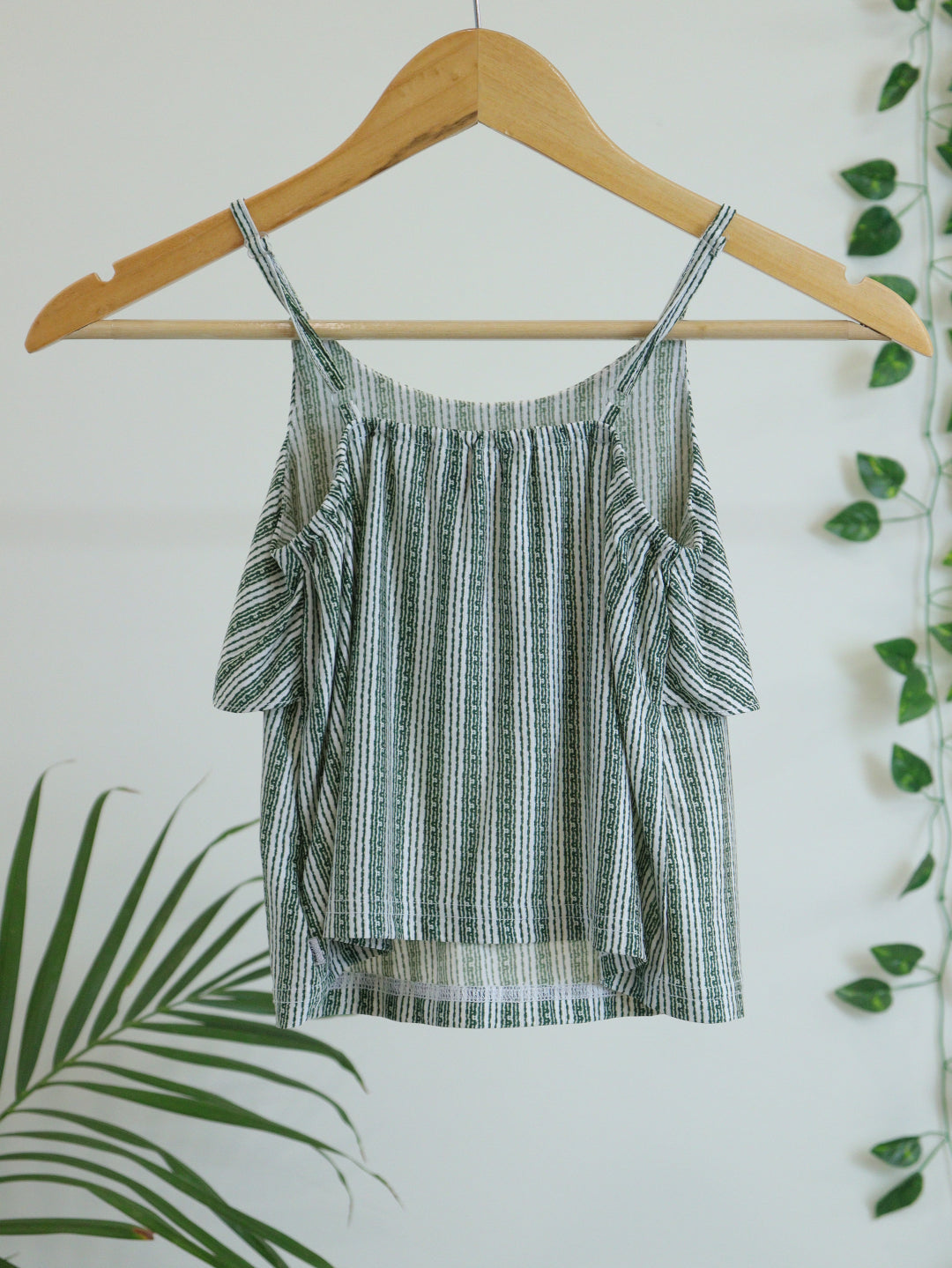 Green Crop Top - 26"