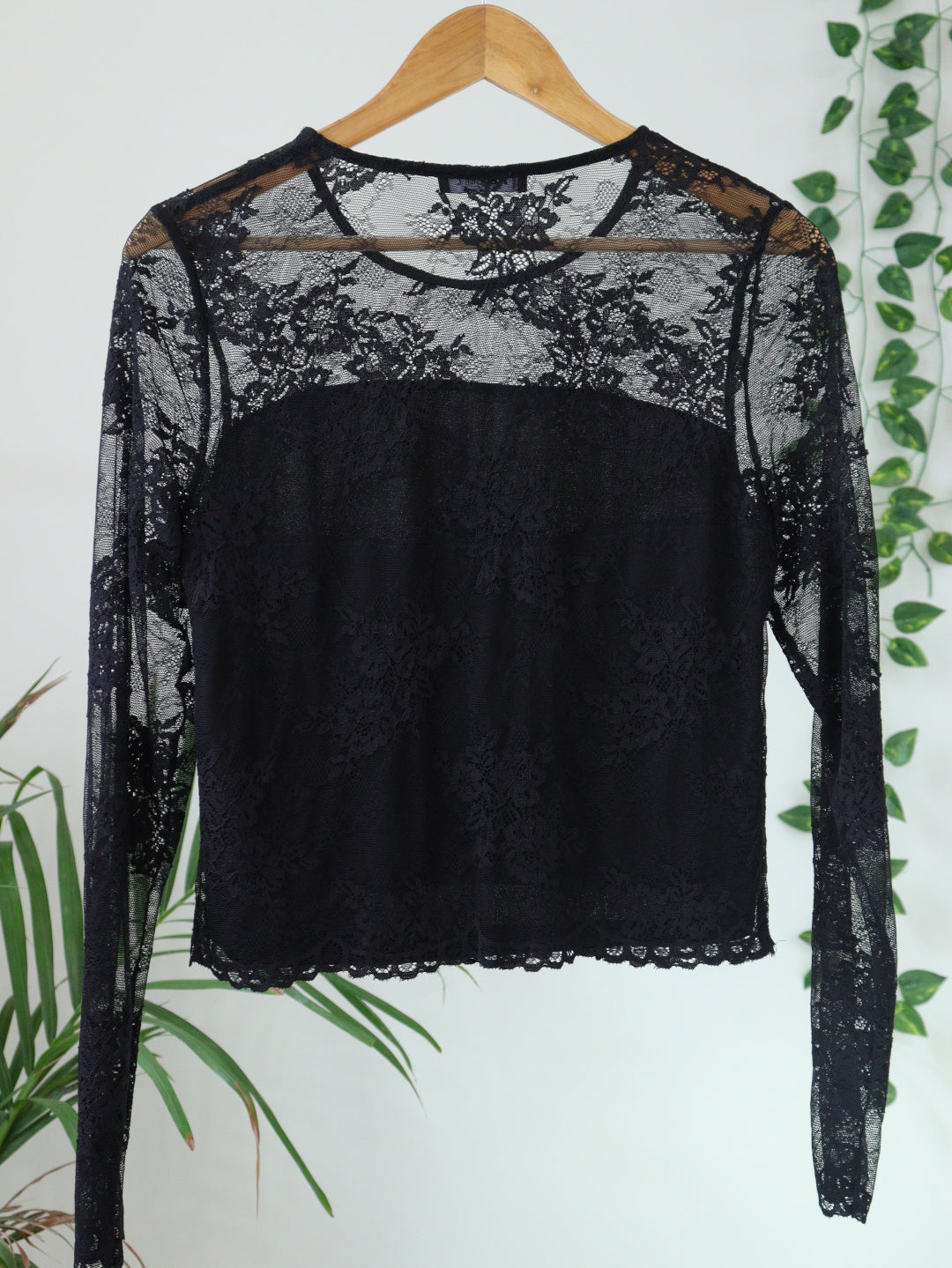Black Net Top - 36"