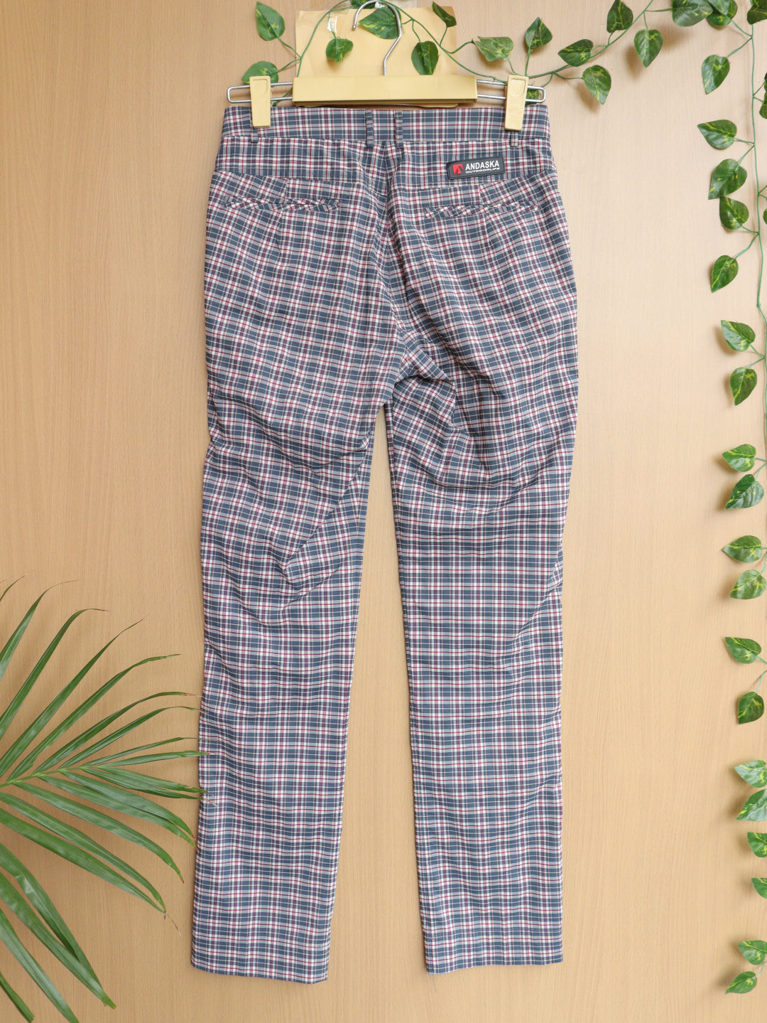 Checked Trouser - 28"