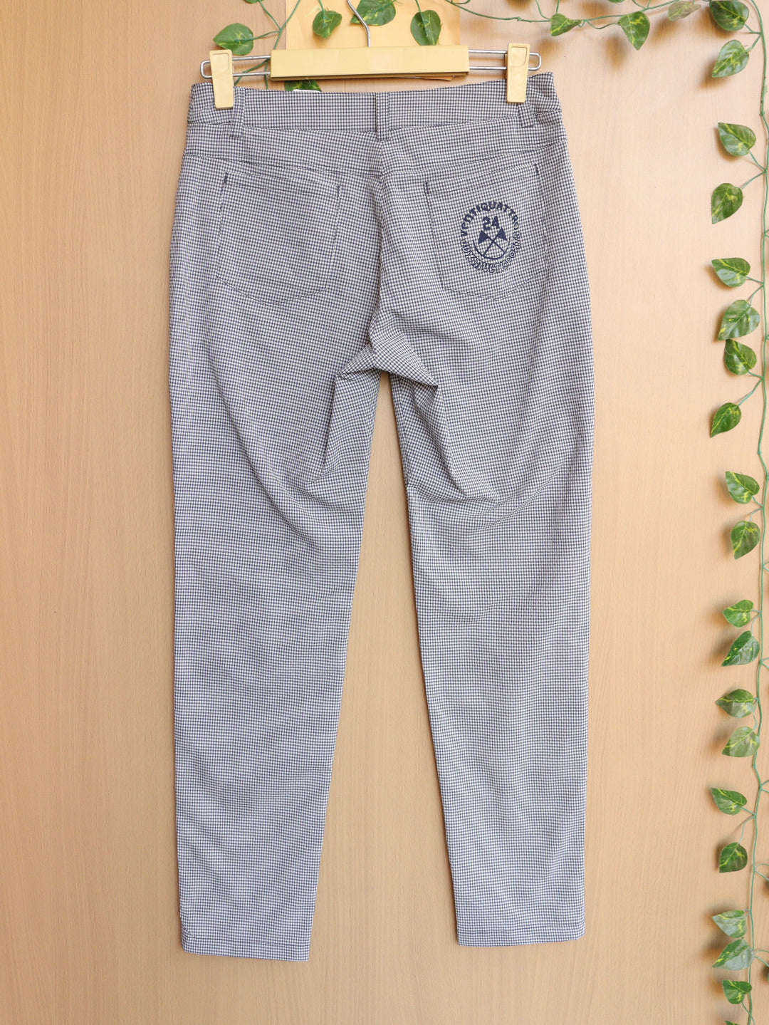 Checked Trouser - 28"