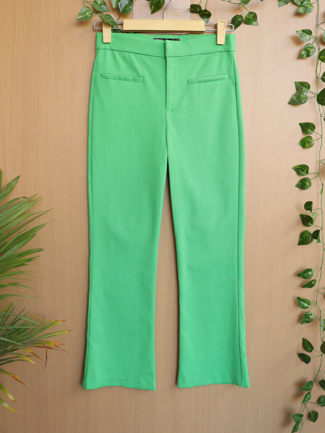 Zara Green Trousers - 26"
