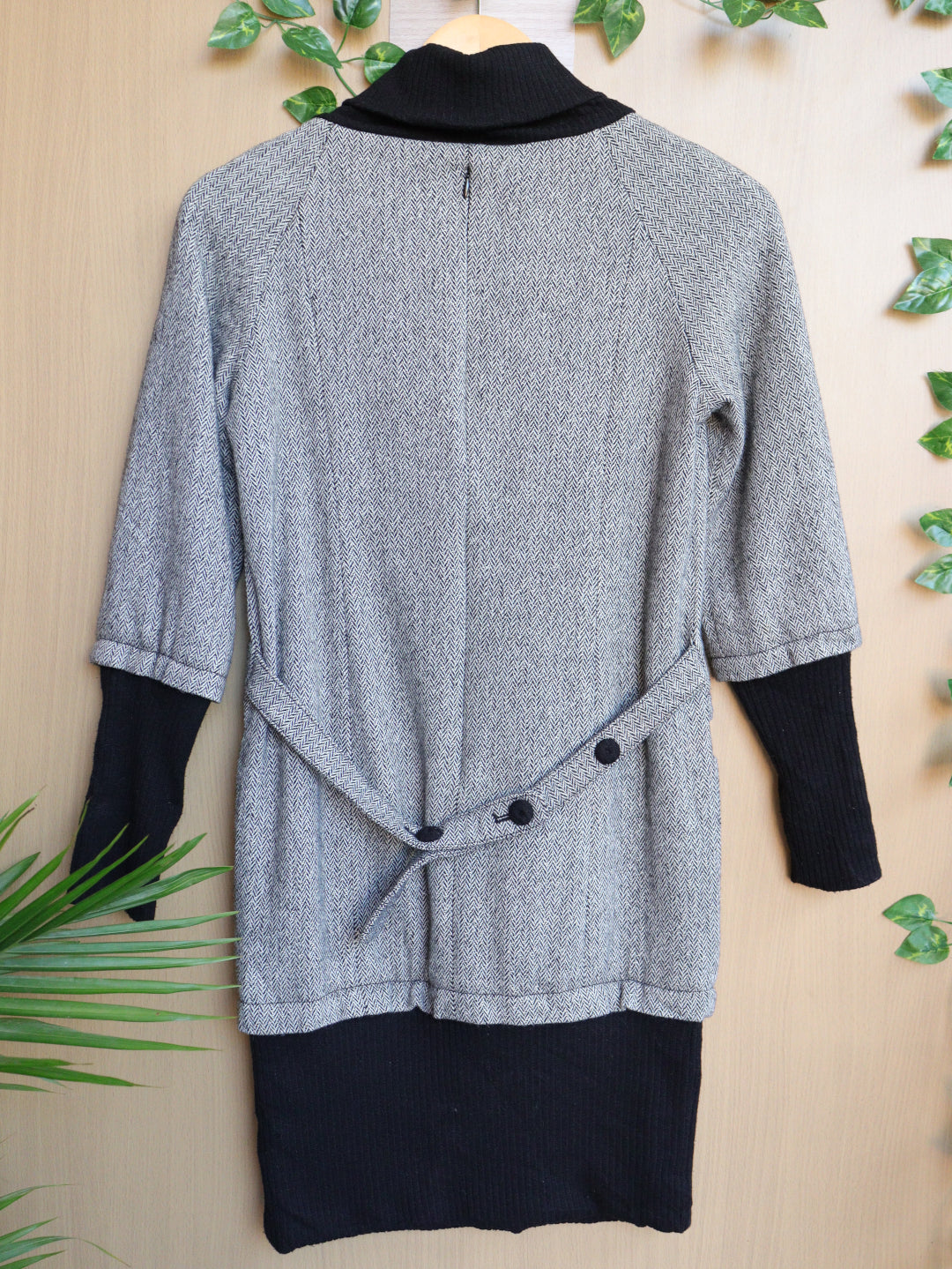Grey Winter Dress - 34"