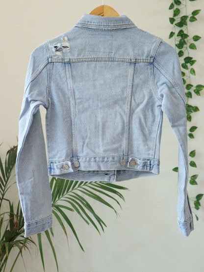 Light ripped Denim Jacket - 32"