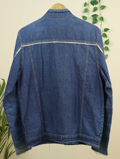 Zipper Denim Jacket - 40"