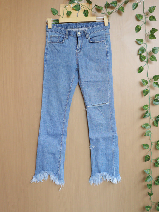 Ripped Bottom Jeans - 26"
