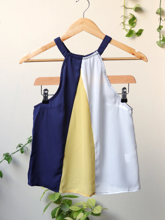 Colorblock Halter Top - 30"