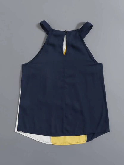 Colorblock Halter Top - 30"
