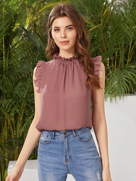 Ruffle Edge Top - 38"