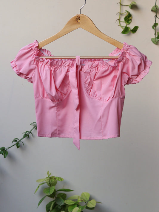 Off Shoulder Frill Top - 30"