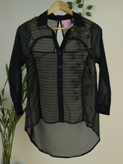 Striped Black Shirt