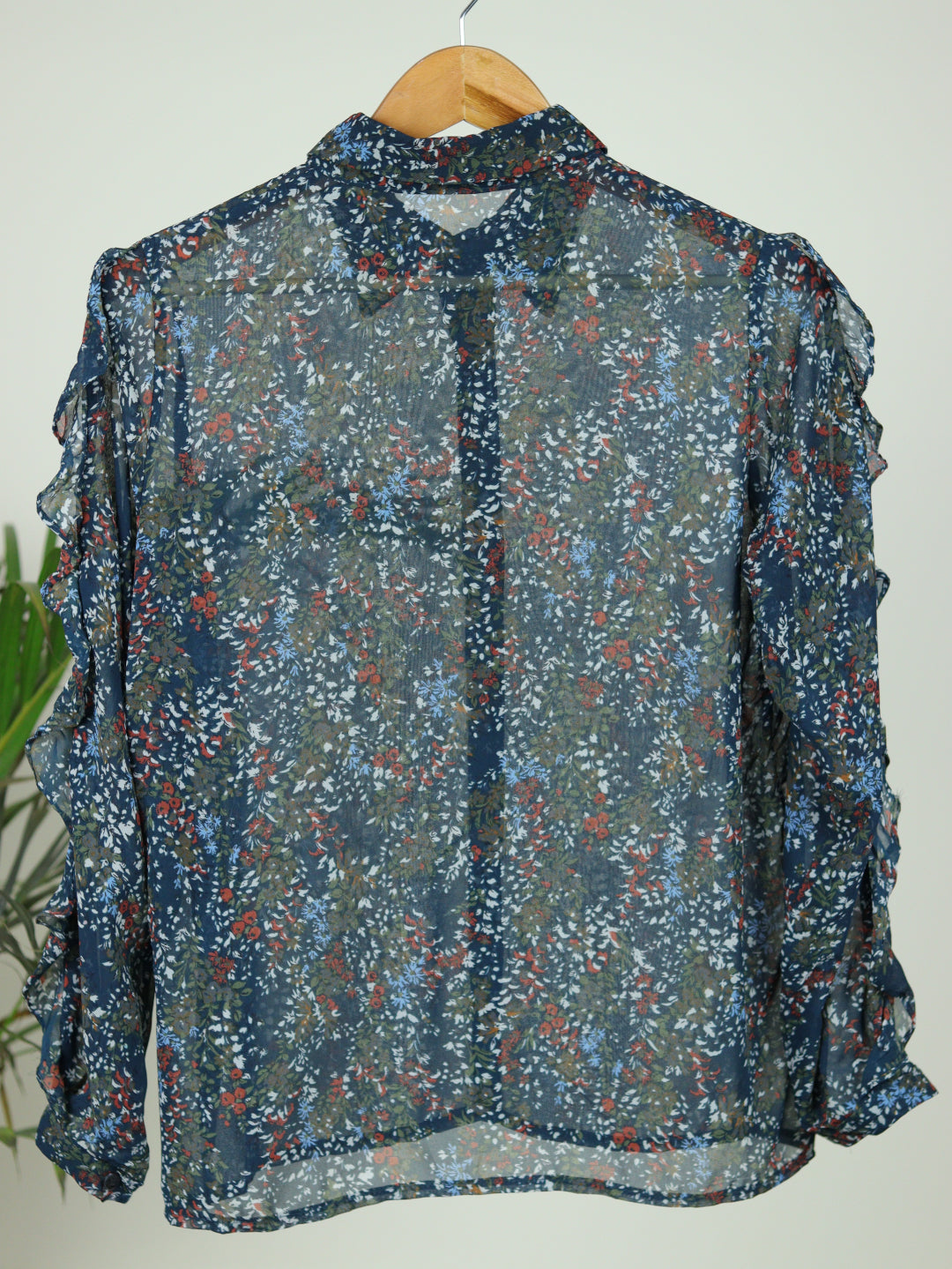 Blue Printed Shirt - 38"