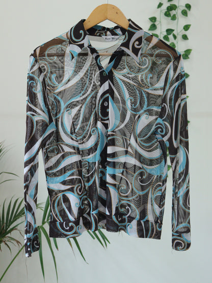 Net Printed Shirt - 40"