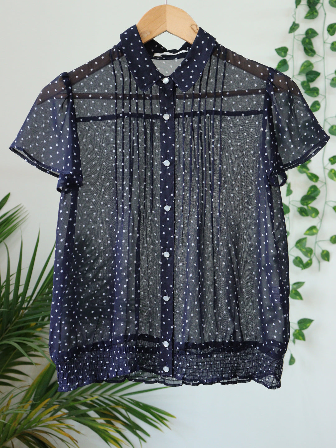 Blue Star Printed Shirt - 34"